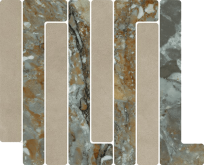 Декор Tandem Mosaico Trellick Tassili Beige 30x24.2