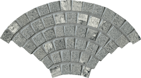 Декор Percorsi Frame Gneiss Grey Coda Di Pavone 104x57