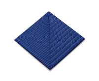 50207 Бордюр Olympic Series Petit Carre Угловой элемент противоскользящей плитки с сетчатой поверхностью Cobalt 12x12