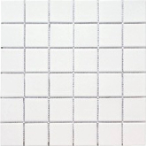 80053 Мозаика Porcelain Mosaic White 5x5 30x30