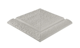 Бордюр Olympic Series Наружный угловой элемент поручней Apache Grey 32.5x32.5