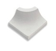 Декоративная вставка Olympic Series Внутренний торцевой угол Unglazed 4x4