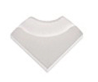 Декоративная вставка Olympic Series Внешний торцевой угол White 4x4