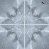 Керамогранит Porcelain Tile 8035 Серый матовый 80x80