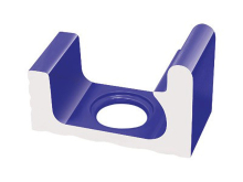 Декоративная вставка Olympic Series 1/2 часть переливного водоотводного канала со сливом Cobalt 29x12