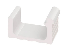 Декоративная вставка Olympic Series Переливной лоток керамический 1/2 часть White 24x12