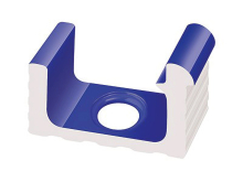 Декоративная вставка Olympic Series Переливной лоток керамический 1/2 часть со сливом Cobalt 24x12