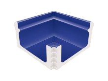 Декоративная вставка Olympic Series Переливной лоток керамический внутренний угол Cobalt 29x29