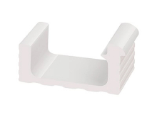 Декоративная вставка Olympic Series Переливной лоток керамический 1/2 часть White 29x12