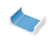 Декоративная вставка Olympic Series 1/2 часть переливного водоотводного канала Light Blue 18.5x12