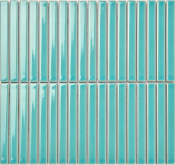 Мозаика Strip Небесный глянцевый 1.5х14.5 29.4x31.3