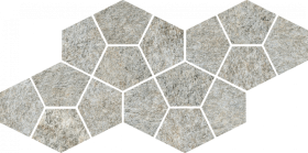 Декор Magma Silver Mosaico Prism 41.3x20.5