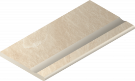 620090000396 Ступень Materia X2 Магнезио Бортик с Выемкой Закругленный Натуральный 30x60