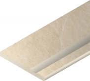 620090000397 Ступень Materia X2 Магнезио Бортик с Выемкой Закругленный Правый Натуральный 30x60