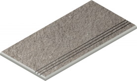 620040000157 Ступень Discover X2 Grey Gradino Round Grip Sx 30x60