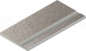 620090001027 Ступень Discover X2 Grey Bordo Svasato Round 30x60