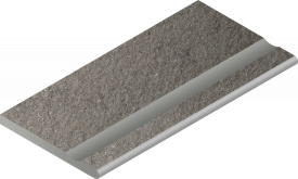 620090001038 Ступень Discover X2 Fume Bordo Svasato Round 30x60