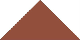 Керамогранит Цветовая палитра Треугольник красныйх52 5.2x5.2