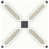 3356231080 Керамогранит Tanger Sand Cross 12.3x12.3