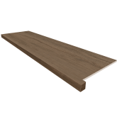 Декор Alavesa Подоконник угловой AV03 Moka Неполированный с боковым выступом (правый) 33х160