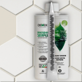 Глянцевая двухкомпонентная эпоксидная затирка 002 Кремовый