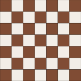 Керамогранит Кембридж Квадрат красный / Квадрат белый на сетке 33x33