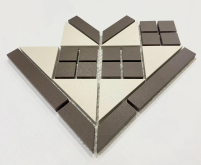 Бордюр Диана Угол Микс 03 (01/06) MRх146 21.4x21.4