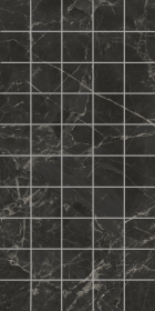 Плитка Коррер Чипсет чёрный глянцевый обрезнойx0.9 30x60