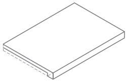 Ступень Forum Stone Iron Scalino Angolare Dx 33x120