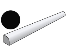 23175 Бордюр Masia Jolly Negro Mate 1.2x20