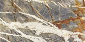 Керамогранит Marmi Maxfine Blue Tempest Lucido 150x75