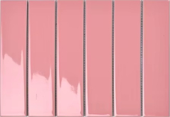Мозаика Strip Розовая глянцевая 4.5x19.5 28.8x19.5