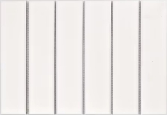 Мозаика Strip Белая матовая 4.5x19.5 28.8x19.5