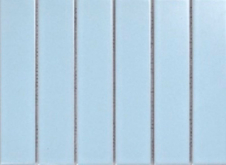 Мозаика Strip Голубая матовая 4.5x19.5 28.8x19.5