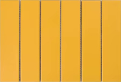 Мозаика Strip Желтая матовая 4.5x19.5 28.8x19.5