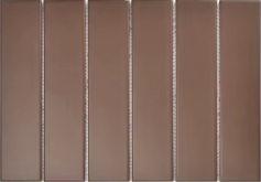 Мозаика Strip Коричневая матовая 4.5x19.5 28.8x19.5