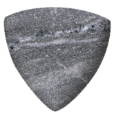 Декоративная вставка Marble Планка радиальная внешний угол 441 Ceniza R9 33х33х10