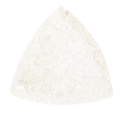 Декоративная вставка Stone Радиальный внутренний угол 531 White R9 77х77х10