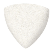 Декоративная вставка Stone Планка радиальная внешний угол 531 White R9 77х77х10