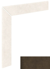 Плинтус Cosmos Zanquin Ingletado Recto Copper R11 596х596х11