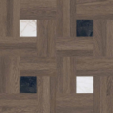 Керамогранит Leatherwood Chesterfield Ebony Nat 3D Rett 8.5mm 60x60