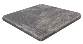 Ступень Metal Esquina Redonda Black 33x33