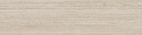 Ступень Про Травертин Фронтальная клееная бежевый светлый матовый обрезной 33x119.5x0.9