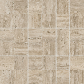 KMD2MSA009GR Декор Kerama Marazzi Про Травертин Мозаика Kerama Marazzi Мозаичный бежевый матовый обрезнойx0.9 30x30