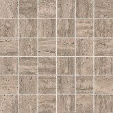 KMD2MSA010GR Декор Kerama Marazzi Про Травертин Мозаика Kerama Marazzi Мозаичный бежевый тёмный матовый обрезнойx0.9 30x30