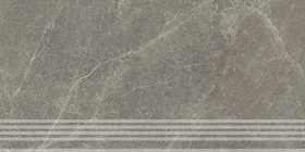 Ступень Эстерель Фронтальная серый матовый обрезной 30x60x0.9