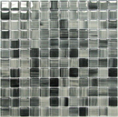 Мозаика Crystal Серый разнотоновый микс 31.5x31.5