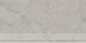 Ступень Сплит Фронтальная серый светлый матовый обрезной 30x60x0.8