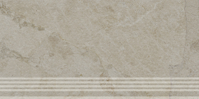 Ступень Сплит Фронтальная бежевый матовый обрезной 30x60x0.8