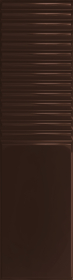 Плитка Groove Brown 2 Gloss STR 29.8x7.8x1
